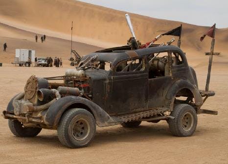 Mad Max Fury Road prop car sedan