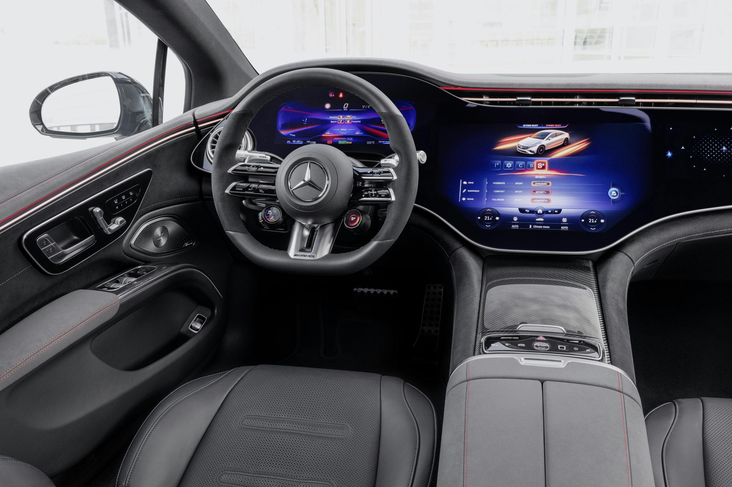 2021 Mercedes-AMG EQS 53 interior driver cockpit