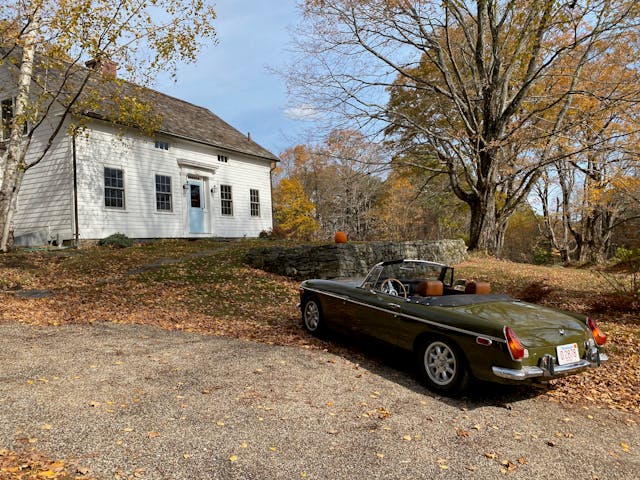 1974 MGB rear three-quarter