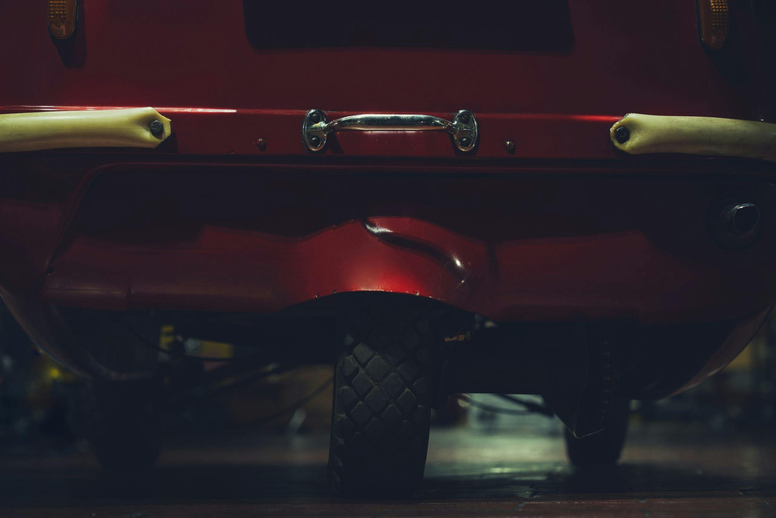 Nashville vintage car museum peel replica rear tire