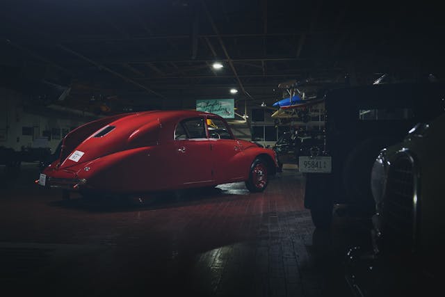 Nashville vintage car museum tatra rear three-quarter