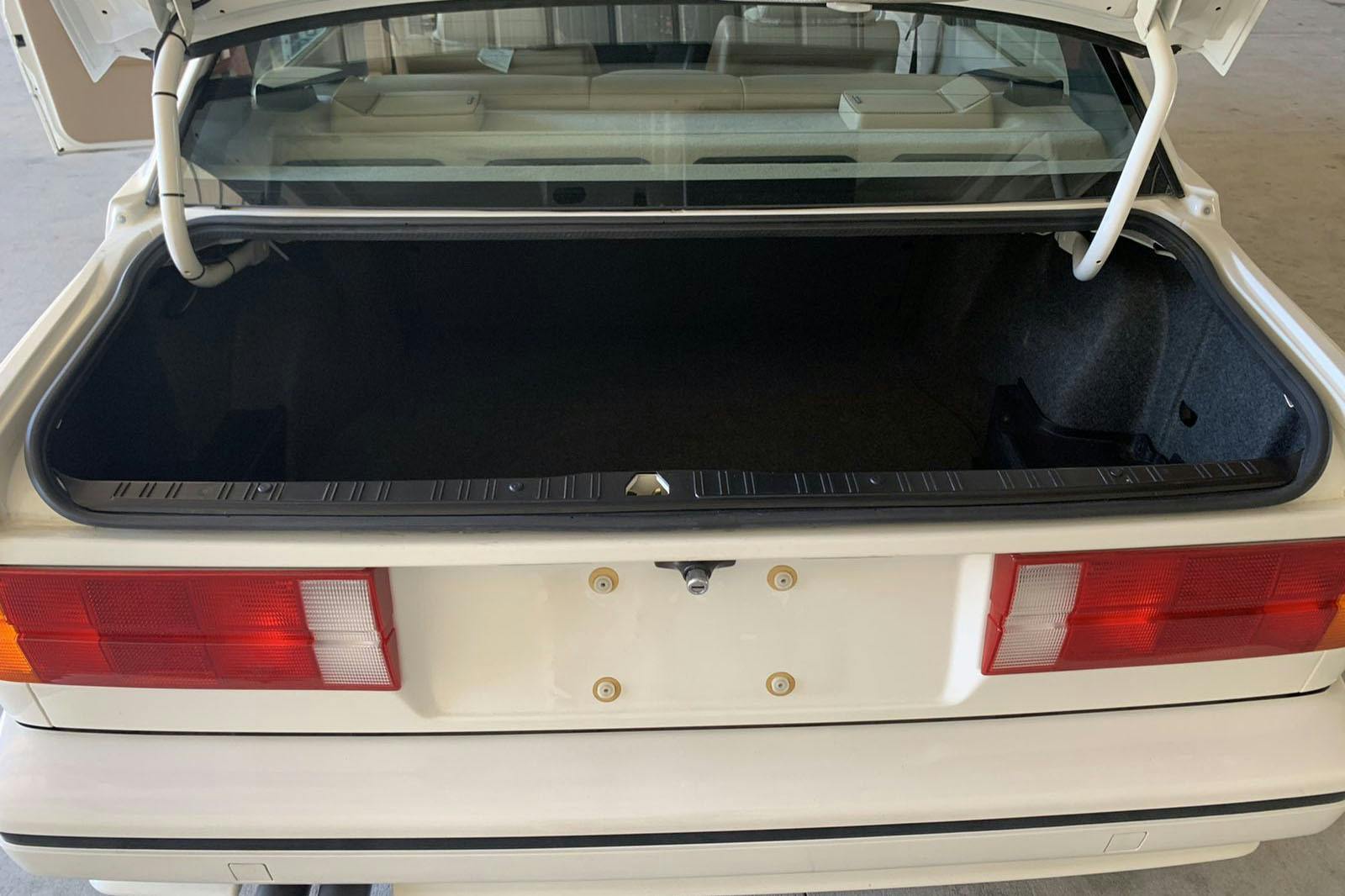 Paul Walker 1988 M3 rear trunk