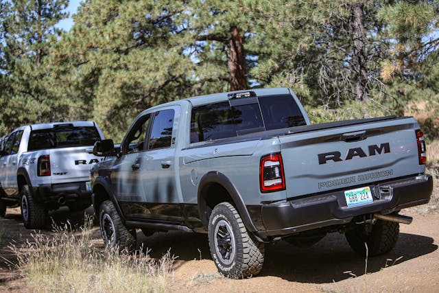 RAM TRX rear three-quarter