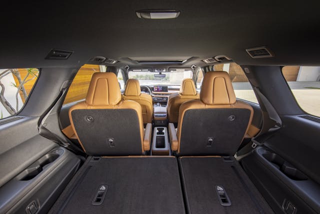 2022 Infiniti QX60 view from trunk