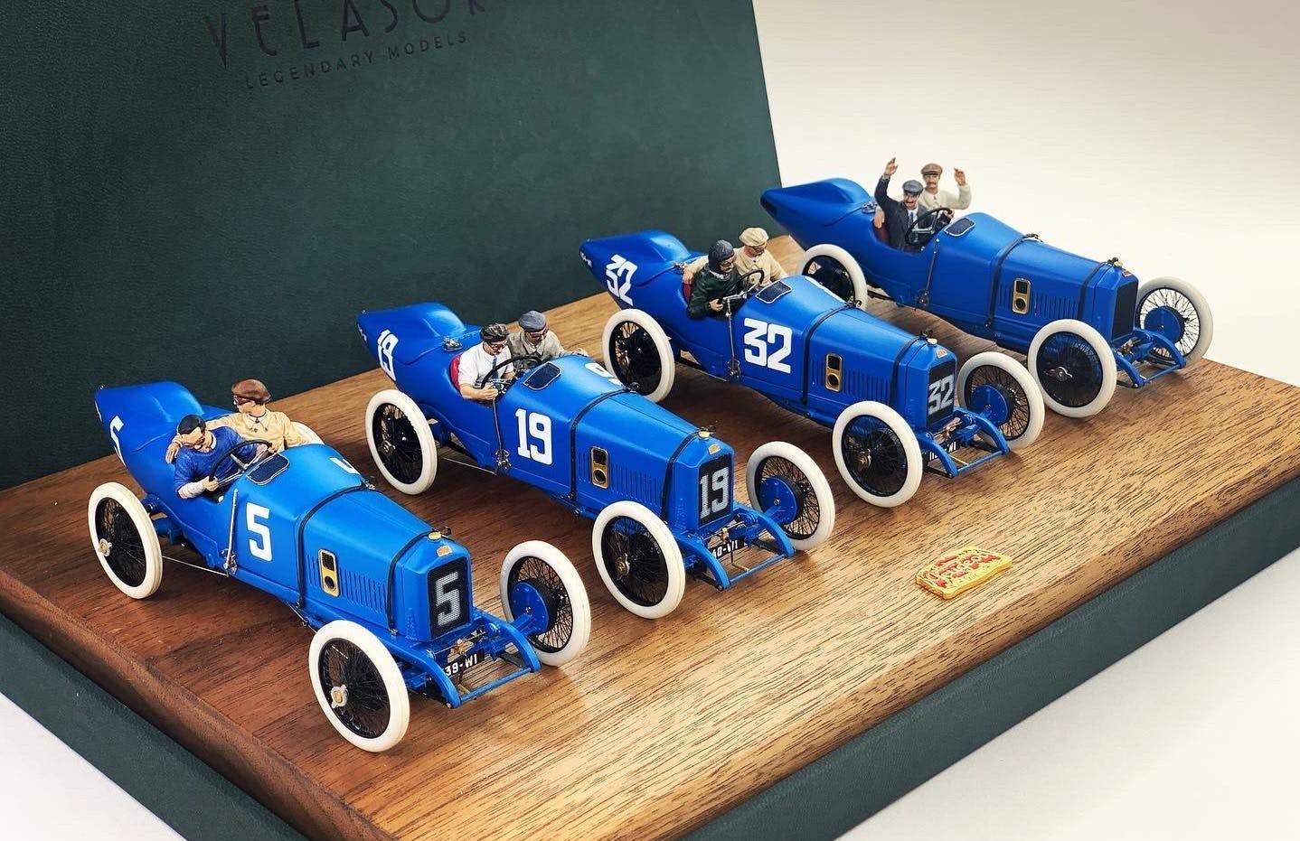 Ramon Cubiro miniatures vintage racers