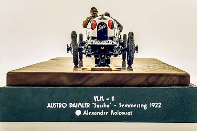 Ramon Cubiro miniatures vintage racer front