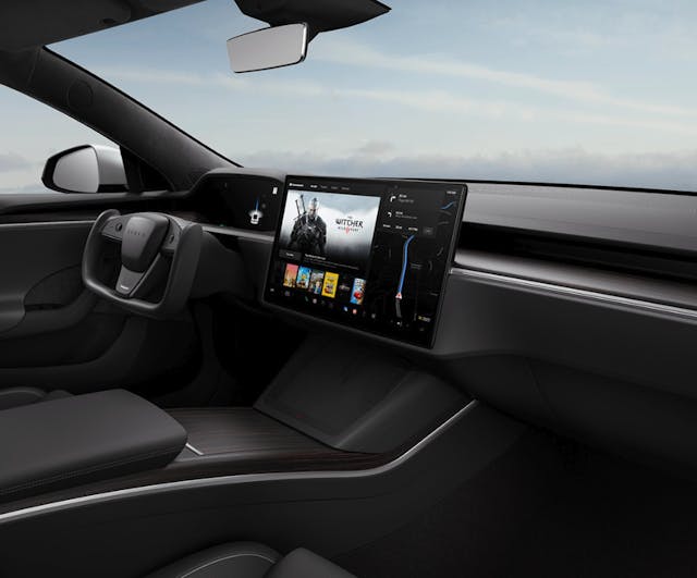 2021 Tesla Model S Plaid interior
