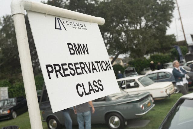 BMW 2002 bmw preservation class sign