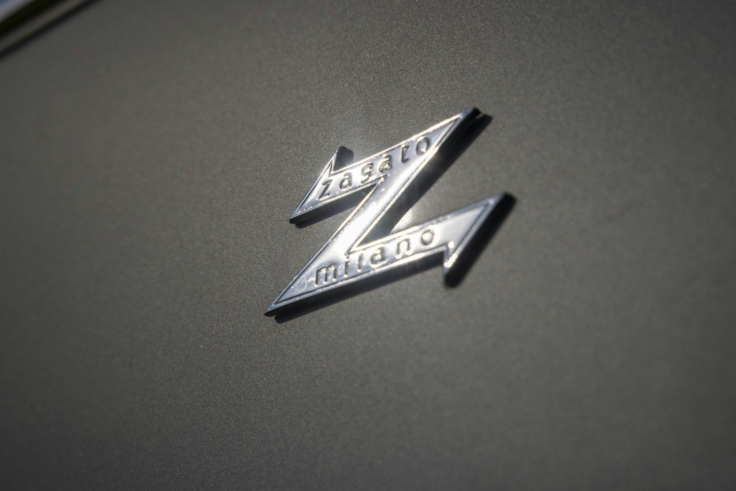 Zagato-bodied Bristol 406 badge