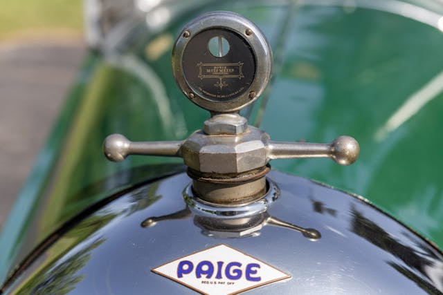 1921 Paige Vintage car moto meter closeup
