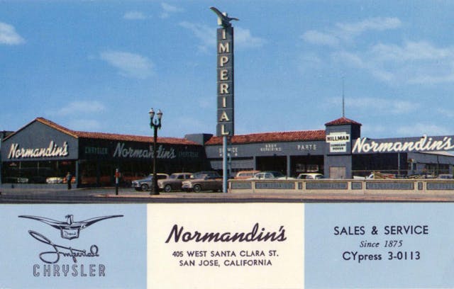 San Jose California Chrysler Imperial Dealership