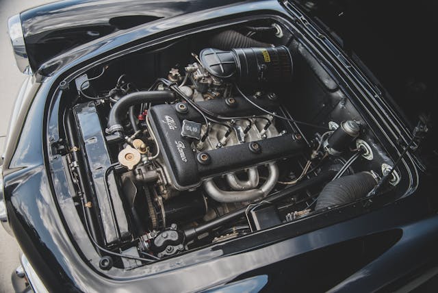 1959 Alfa Romeo Giulietta Spider engine bay