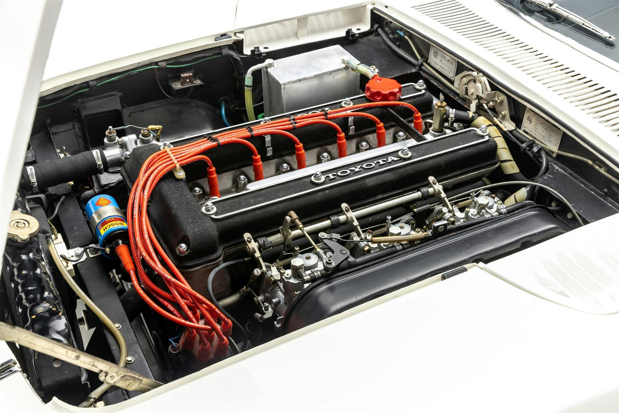 1968 Toyota 2000GT engine bay