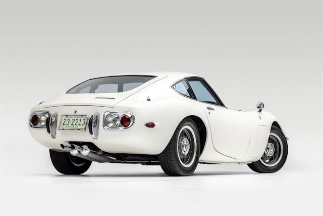 1968 Toyota 2000GT rear three-quarter