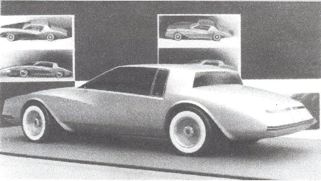 1979 Buick Riviera design concept rear three-quarter