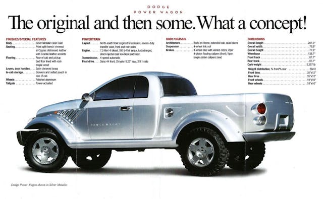 Dodge Power Wagon Concept ad