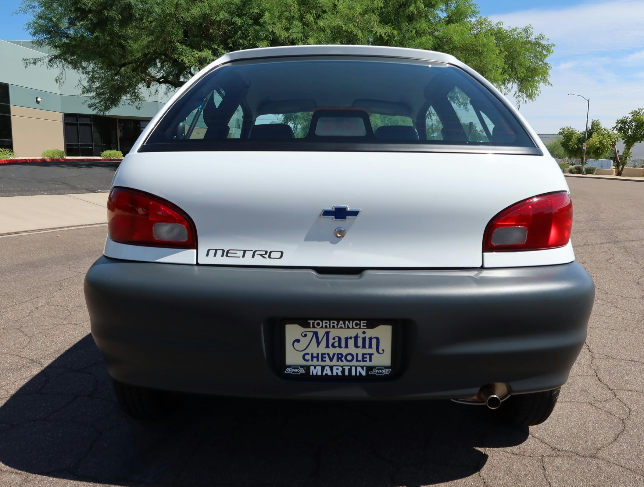 2000 Chevrolet Metro Coupe 5-Speed rear