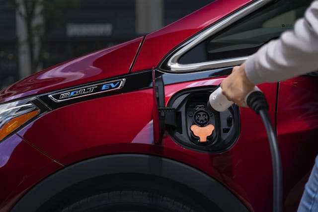2020 Chevrolet Bolt EV charging port