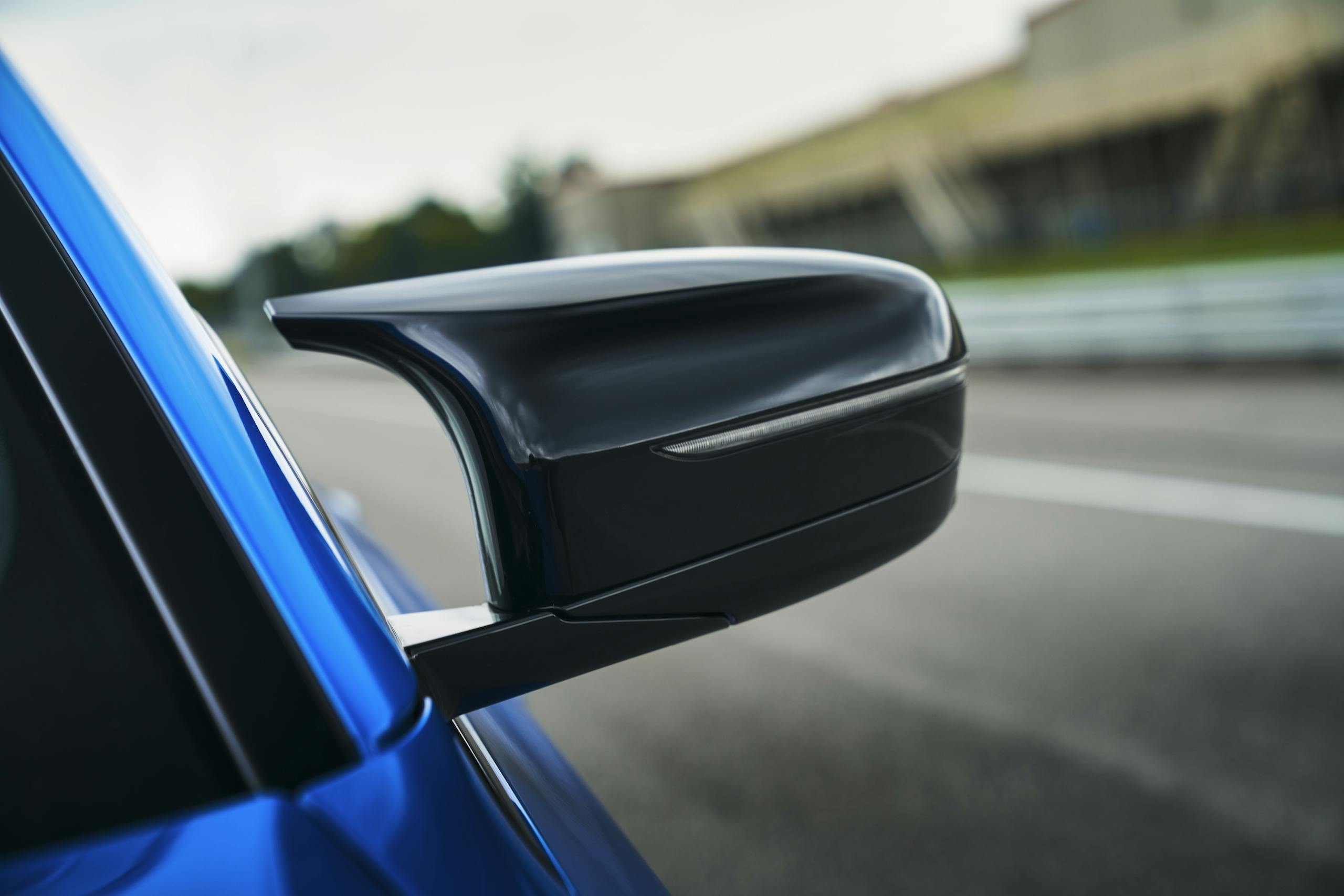 2021 BMW M5 Competition side mirror detail