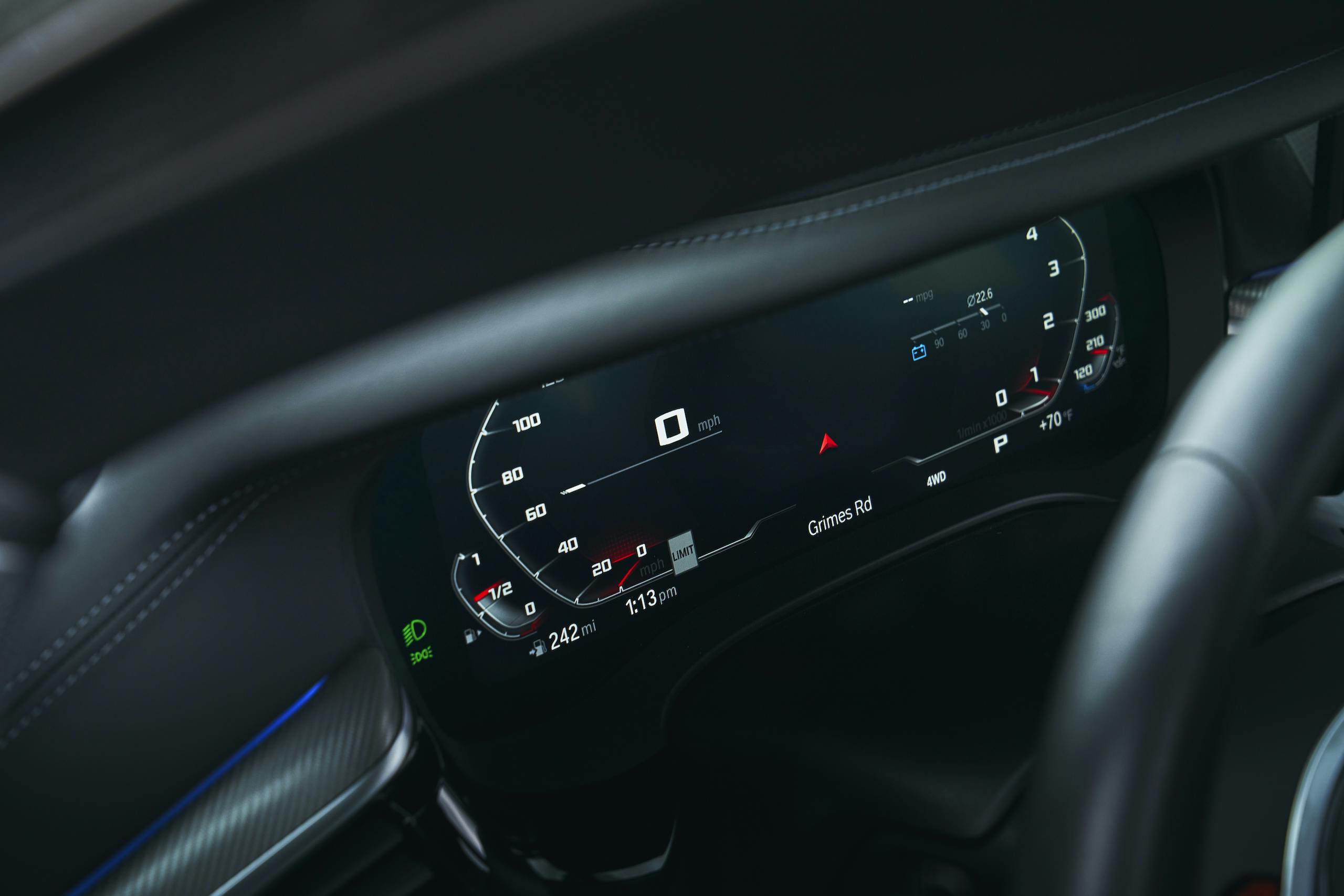 2021 BMW M5 Competition interior digital dash