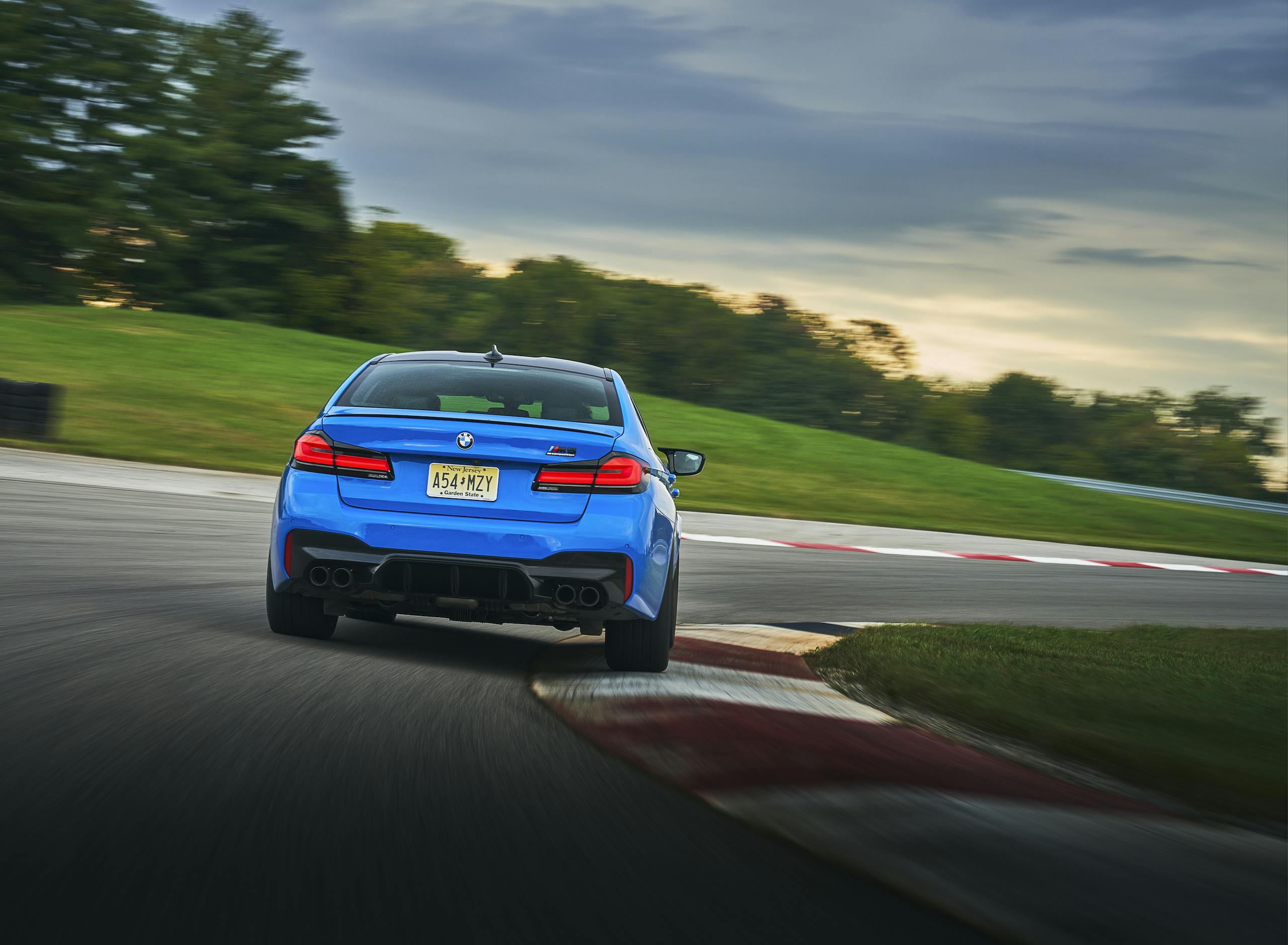 2021 BMW M5 Competition rear track action corner
