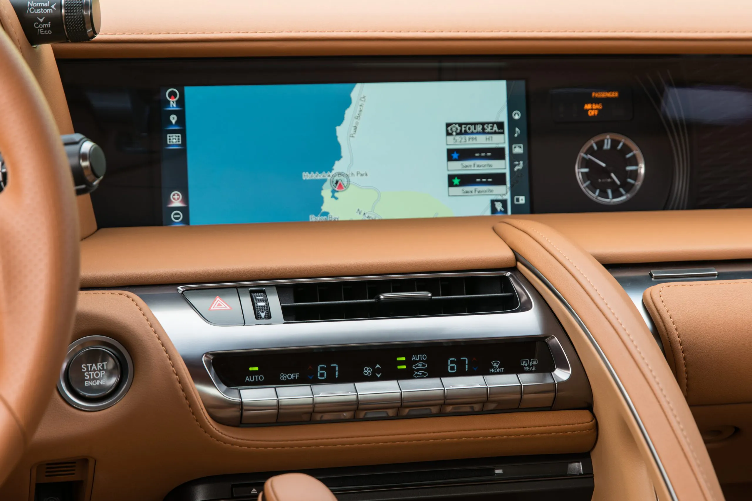 2021 Lexus Lc 500 Convertible center stack