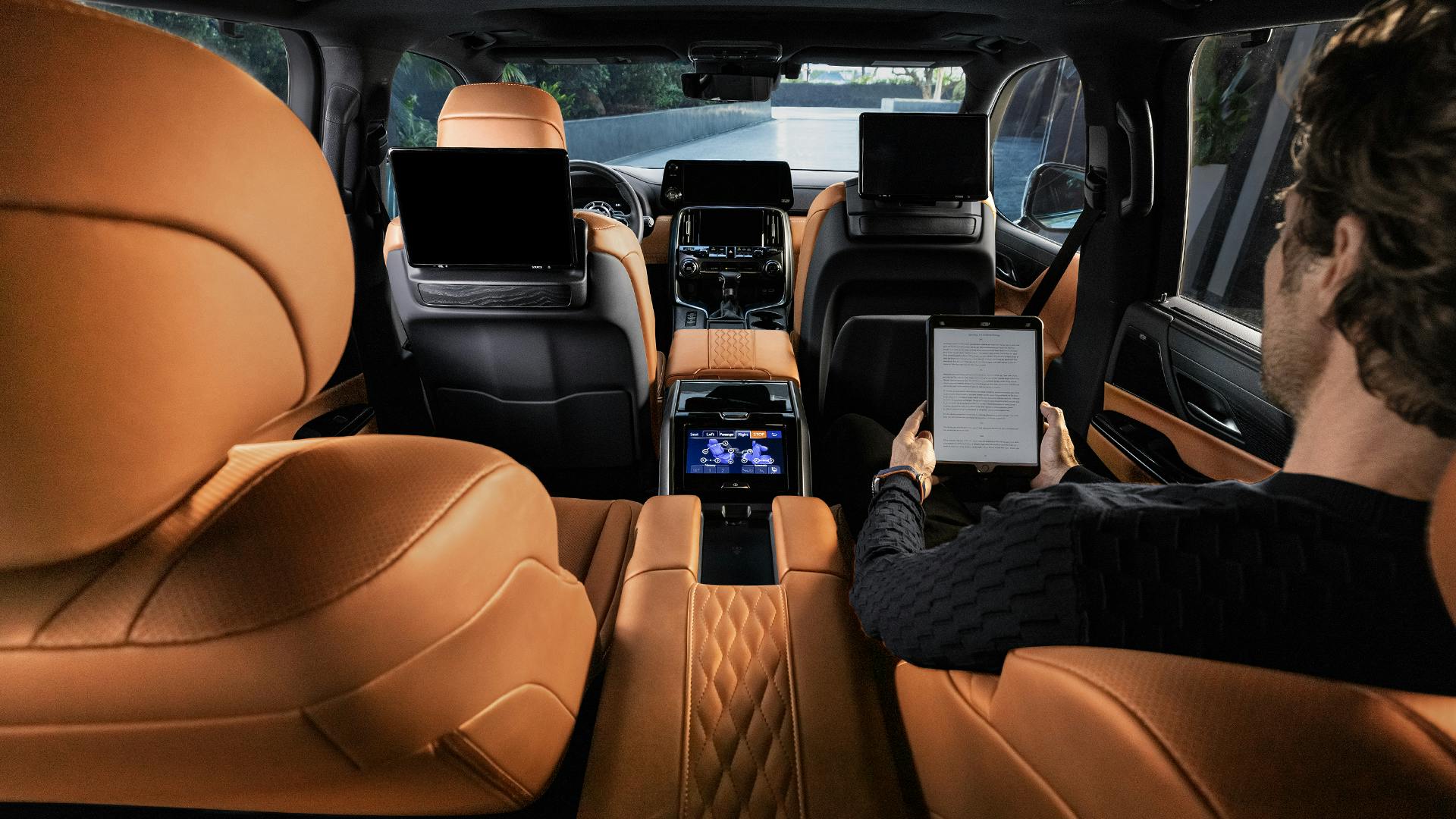 2022 Lexus LX 600 interior rear