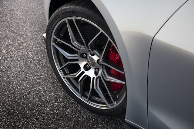2023 Chevrolet Corvette Z06 silver wheel brake tire