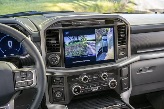 Ford F150 Modern Backup Screen 360 degree view