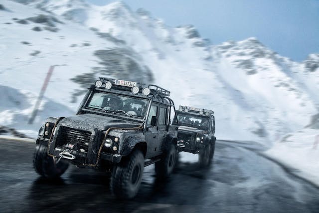 Land Rover Defender james bond car