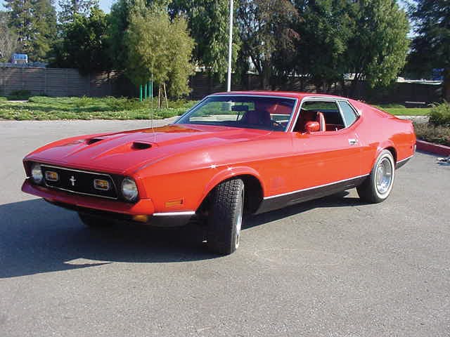 1971 Mustang Mach 1 james bond car