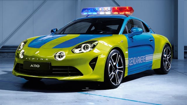 Alpine police car