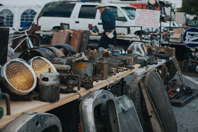 Swap meet parts table