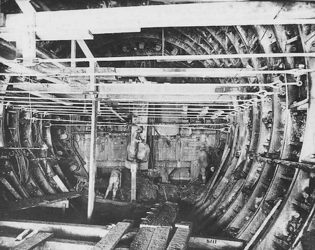 Holland Tunnel under construction - 1923