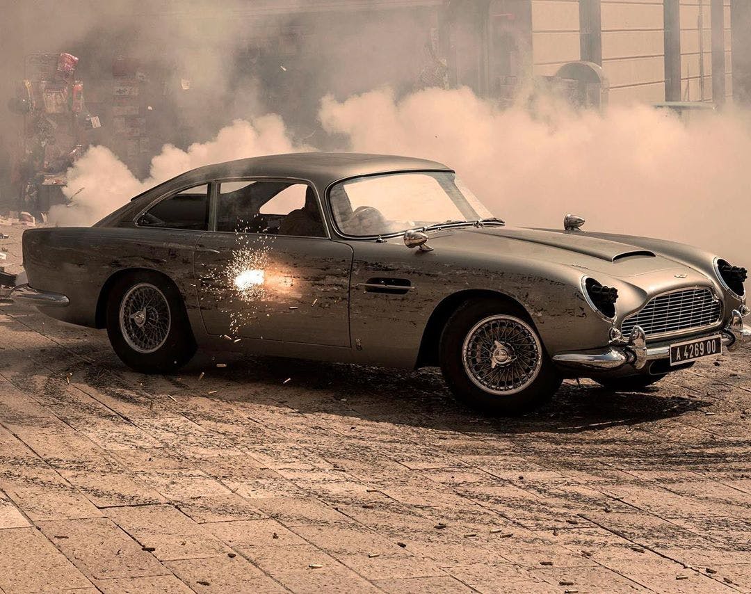 James Bond No Time to Die cars Aston DB5 action