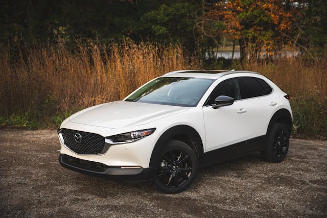 Mazda CX30 front three-quarter