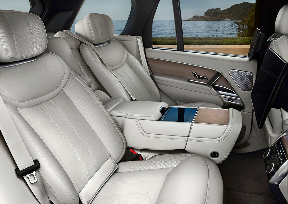 2022 Range Rover rear interior