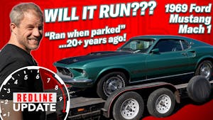 “Ran when parked” 1969 Ford Mustang Mach 1 uncovered after 20 years in storage