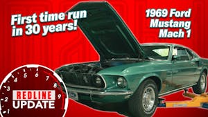 Will it run? Starting up a 1969 Ford Mustang Mach 1 for the first time in 30 years