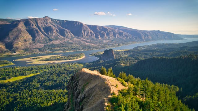 Riverbed gorge