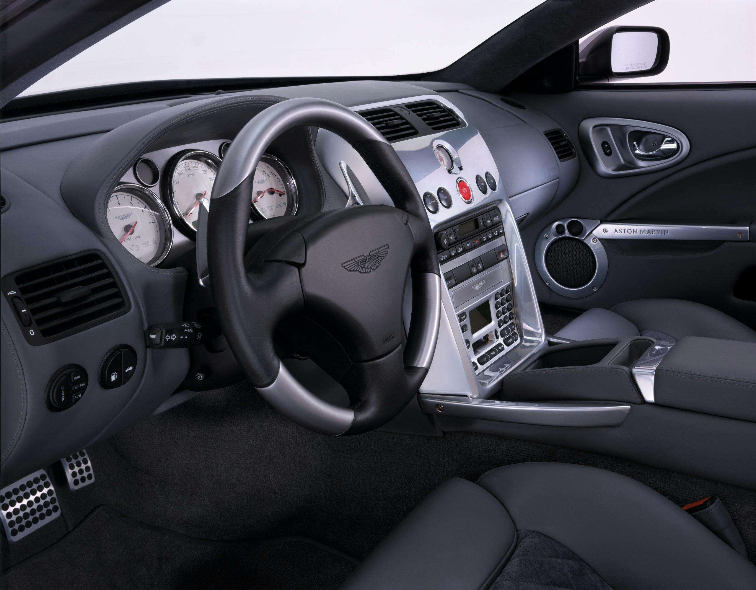 2001 Aston Martin V12 Vanquish interior