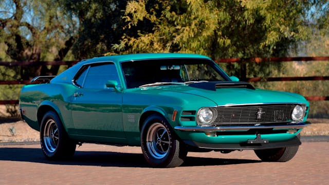 1970 Mustang Boss 429 front three-quarter