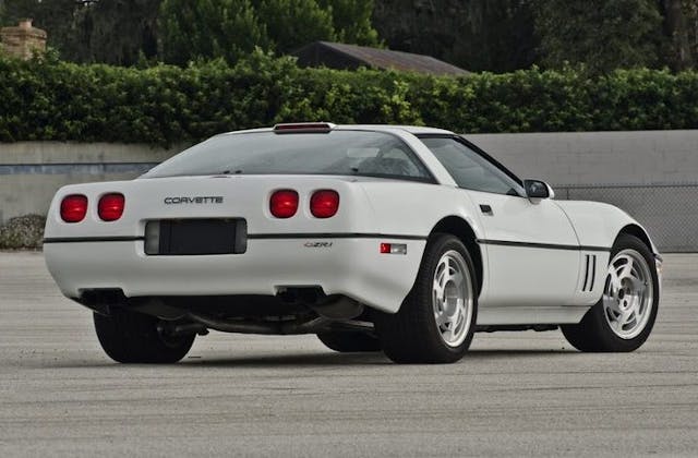 1990 Corvette ZR-1 rear three-quarter