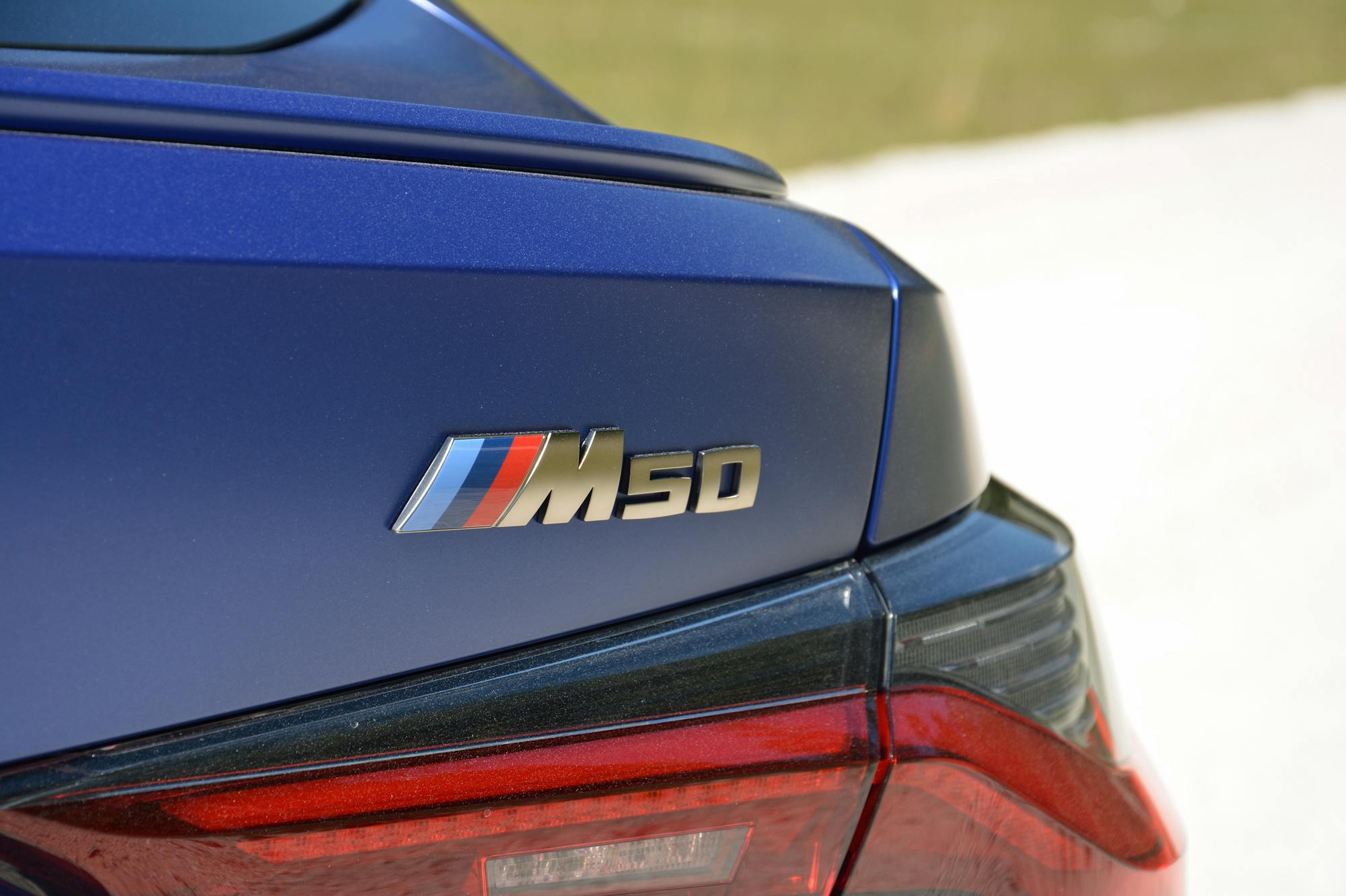 2022 BMW i4 M50 badge