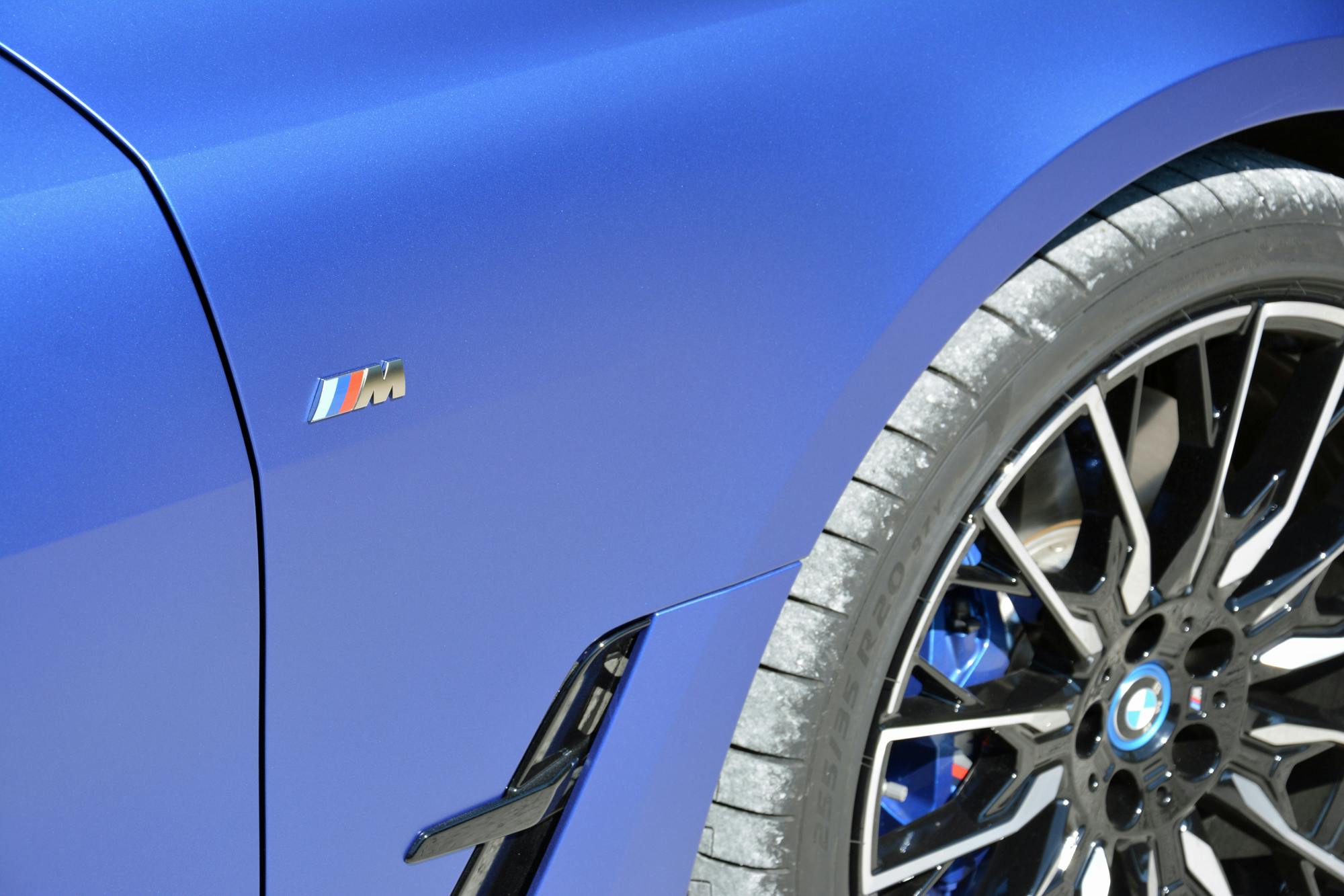 2022 BMW i4 M50 front quarter panel