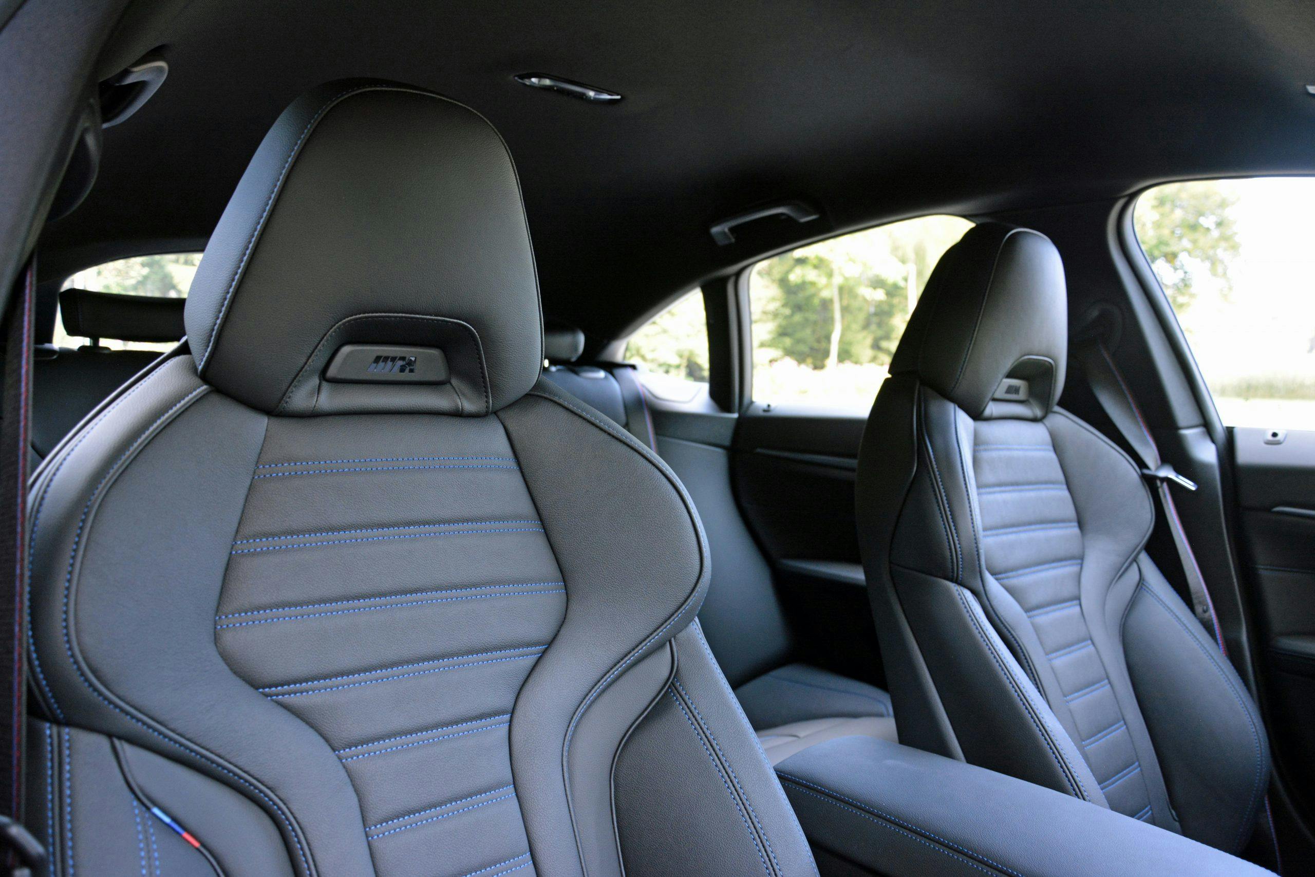 2022 BMW i4 M50 interior front seats