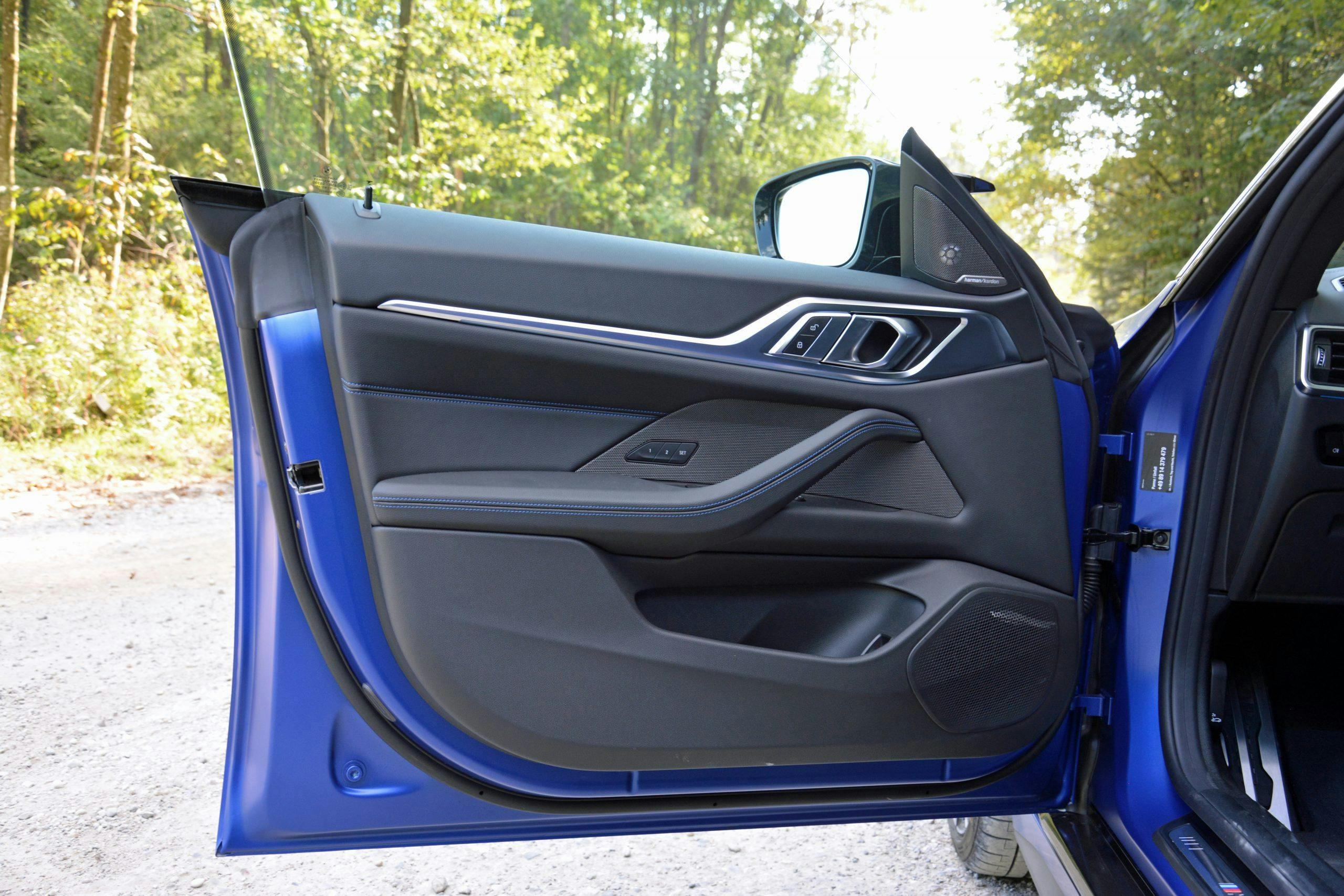 2022 BMW i4 M50 interior door panel