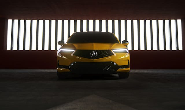 Acura Integra Prototype front end shadows