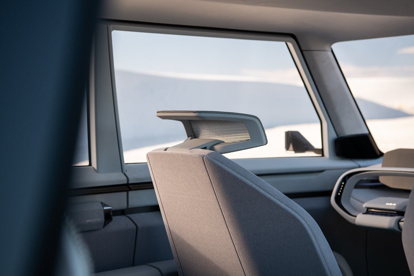 Kia Concept EV9 electric SUV interior headrest