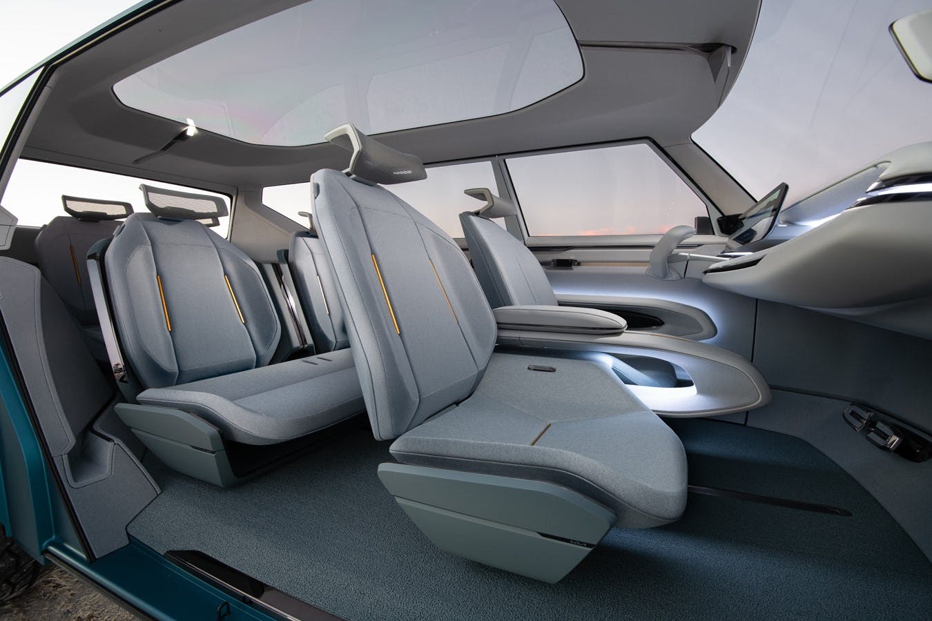 Kia Concept EV9 electric SUV interior